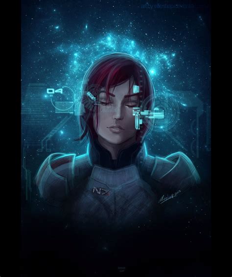 Jane Shepard Mass Effect 3 Sci Fi On