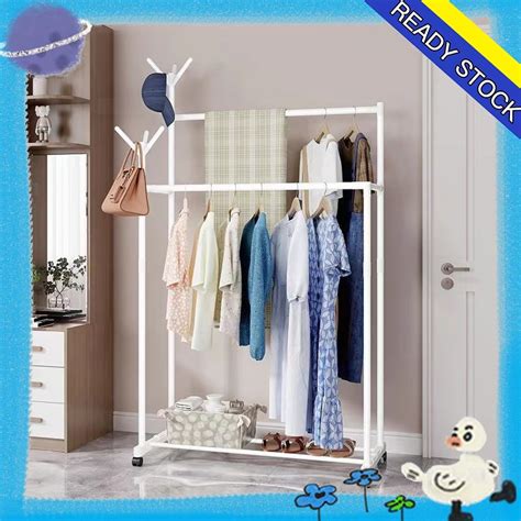 COD Clothes Organizer Rack Hanger Coat Rack Bedroom Floor Stand Display