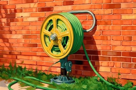 Steps To Make A Diy Hose Reel For A Beautiful Garden Garden Ambience