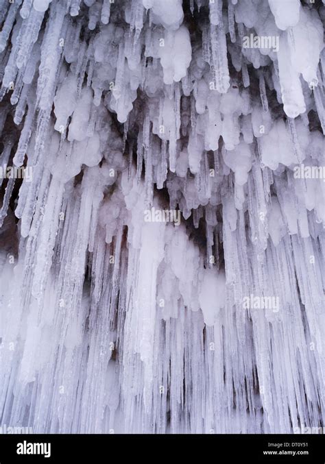 Color Photograph Detail Of The Apostle Island Ice Caves Makwike Bay