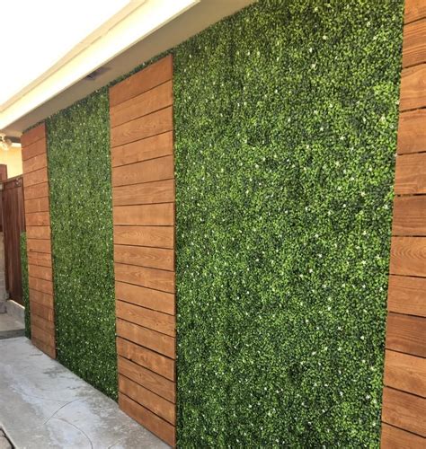 Mar 06, 2020 · it depends on what kind of wall you are planing to install the artificial onto: 2021 Artificial Plant Wall Hedge Lawn Boxwood Hedge Artificial Lawn Garden Backyard Home Decor ...