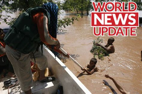 Latest news from around the globe. World News Update: Kashmir floods, meteor strike and ...