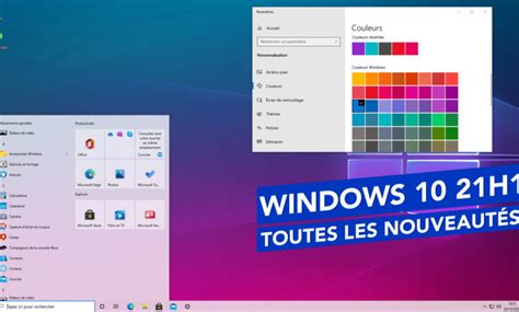 Windows 10 21h1 Toutes Les Nouveautés Tech2tech News Astuces