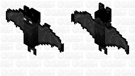 Black Bat Minecraft Mob Skin