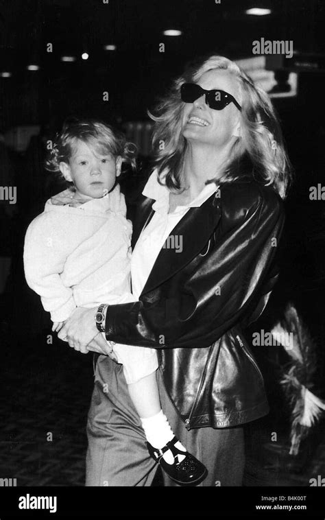Farrah Fawcett Actress With Her Son Redmond Leave For Los Angeles May