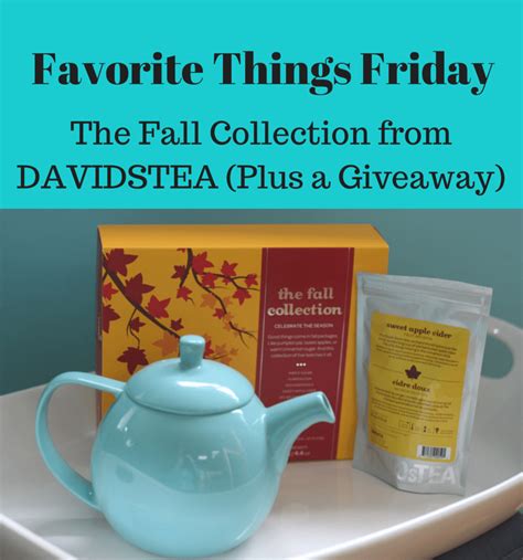 Favorite Things Friday Taking Selfteas With Davidstea Fall Collection