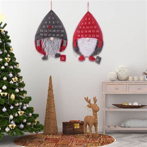 Christmas Style Calendar Exquisite Fabric Creative Dwarf Shape Hanging