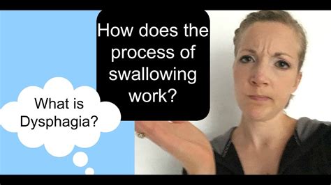What Is Dysphagia And How Does The Process Of Swallowing Work Youtube
