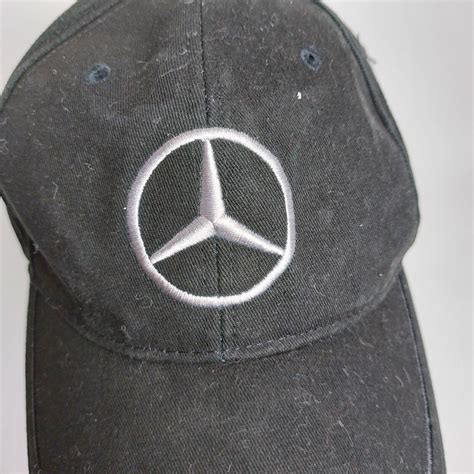 Mercedes Benz Black Baseball Hatcap Adult Adjustable Gem