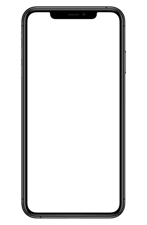 Iphone Xs Max Template Png Polish Your Personal Project Or Design