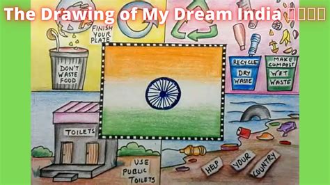 My Dream About Future India Drawings Agricultural Adjustment Act Posters