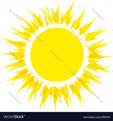 Abstract Sun Shape For Your Design Royalty Free Vector Image