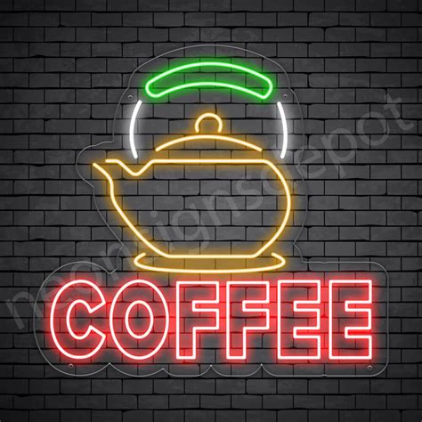 Coffee Neon Sign Coffee Heater Neon Signs Depot
