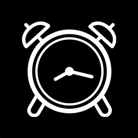 Clock App Icon Black And White Spencervanettenhighschool
