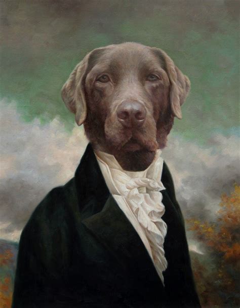 15 Sources Anthropomorphic Animal Art Dog Artist Dog