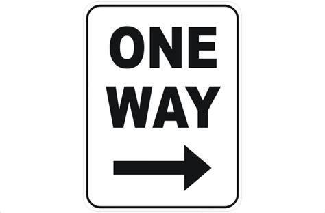 One Way Sign R2 2 Road Signs Traffic Signs Online Store