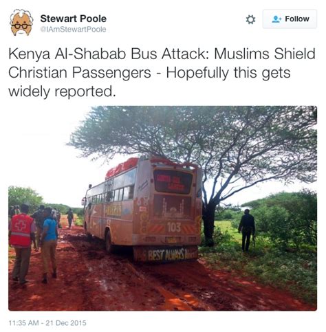 Micdotcommuslims Protect Christians In Kenya Bus Attackaccording To