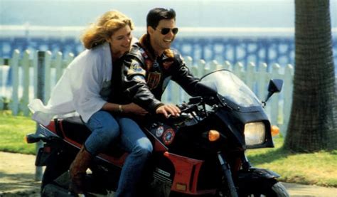 Scenes from the movie top gun with the kawasaki gpz 900rhere a new video where is possible to see that the bike used for the movie is a gpz900r and not a. Tom Cruise and Jennifer Connelly recreate iconic Top Gun ...