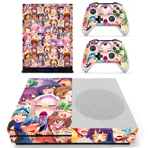 Xbox One S Slim Anime Ahegao Sexy Cartoon Console Vinyl