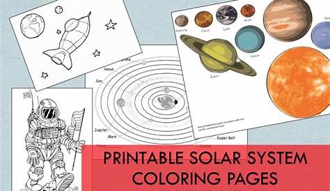 solar system free printables