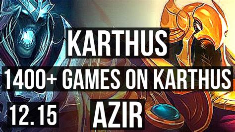 Karthus Vs Azir Mid Games M Mastery Godlike Kr