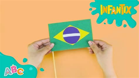 Como Fazer A Bandeira Do Brasil Copa Do Mundo Infantix Youtube
