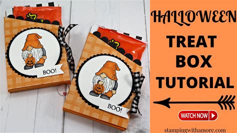A Quick And Easy Halloween Treat Box Tutorial This Gnome Will Put A
