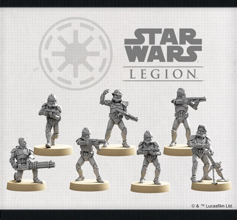 Star Wars Legion Phase Ii Clone Troopers Clone Wars