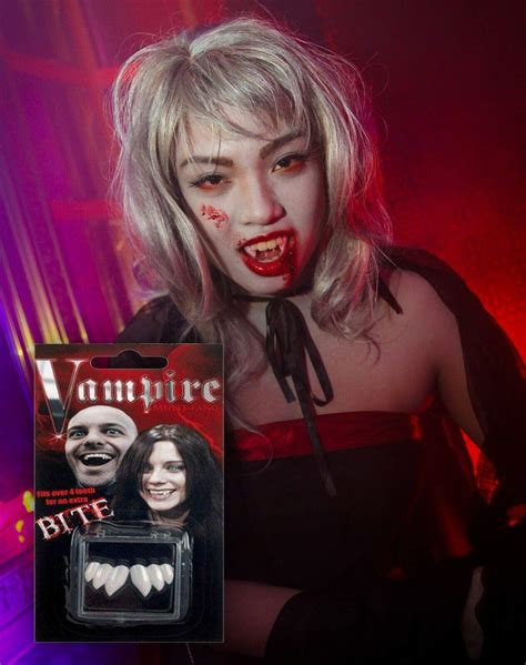 Buy Billy Bob Vampire Bite Fangs Faux Fake Teeth Multi Fang Bite Halloween Costume Online At