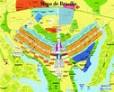 Mapa de Brasilia - Mapa Físico, Geográfico, Político, turístico y Temático.