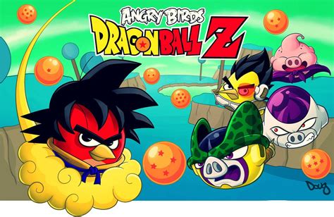 Angry Birds Dragon Ball Z Douglas Caldeira On Artstation At