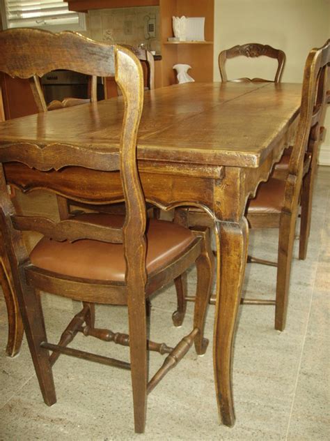 Maybe you would like to learn more about one of these? Antique Provençal French Country Table with Six Chairs ...