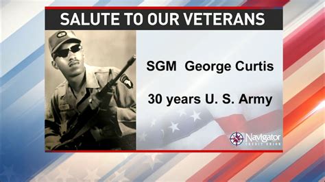 Salute To Our Veterans Sergeant Major George Curtis Nbc 15 Wpmi