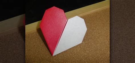 How To Fold A Two Color Origami Valentines Day Heart Origami