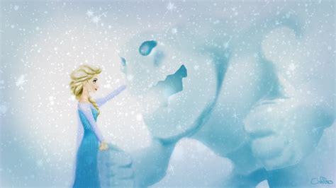 Elsa And Marshmallow Frozen Fan Art 36703974 Fanpop Page 3
