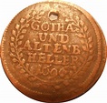 1 Heller - Frederick II - Ducado de Sajonia-Gotha-Altenburgo – Numista