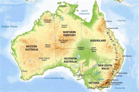 Letak Geografis Benua Australia Dan Daftar Negara Bagiannya