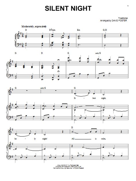 Stille nacht, heilige nacht) is a popular christmas carol, composed in 1818 by franz xaver gruber to lyrics by joseph mohr in the small town of oberndorf bei salzburg, austria. Search results for: 'michael-buble-silent-night-easy-piano' | Easy piano, Michael buble, Piano