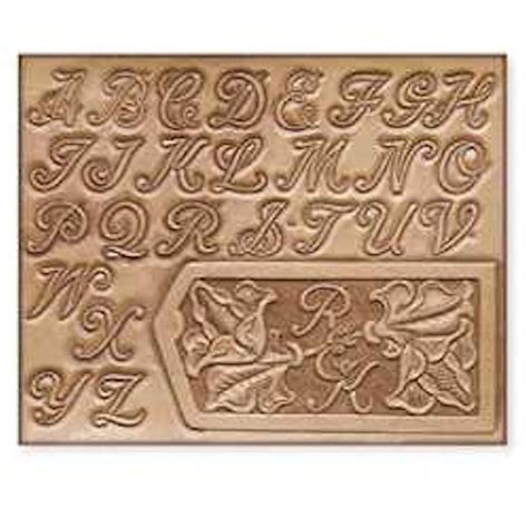 Alphabet Template Tandy Leather Leather Art Hand Tooled Leather