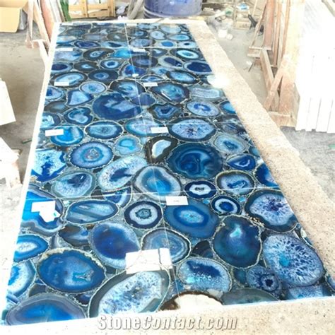 Blue Gemstoneblue Agate Stone Floor Tilebathroom Tilewall Tile