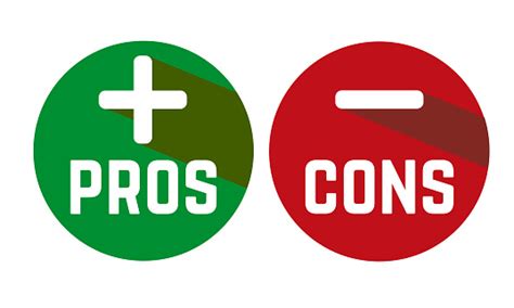 Pros And Cons Symbol Images And Photos Finder