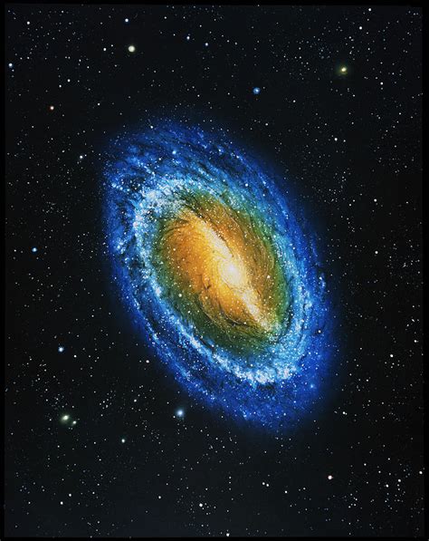 barred spiral galaxy photograph by chris butler