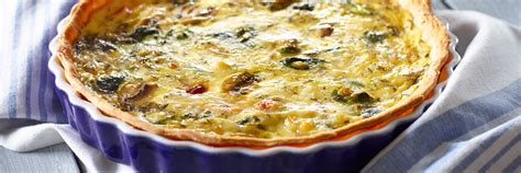 Leek Mushroom And Spinach Quiche Recipe Get Cracking
