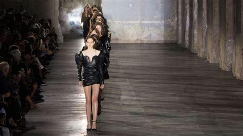 Every Look From Anthony Vaccarello S First Collection For Saint Laurent