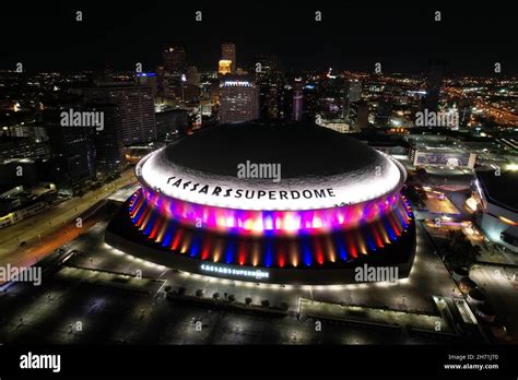 An Aerial View Of The Caesars Superdome Saturday Nov 14 2021 In