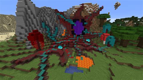Help The Nether Update Is Corrupting The Overworld Minecraft Map