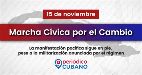 La “marcha Cívica Por El Cambio” Ahora Será El 15 De Noviembre