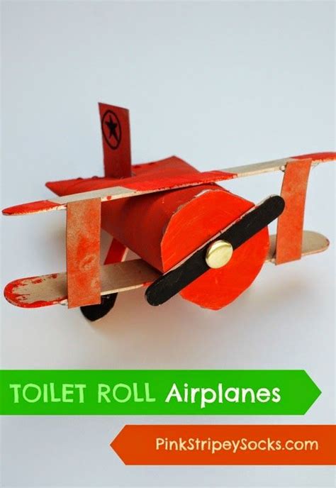 Toilet Roll Biplane Airplanes Craft Airplane Crafts