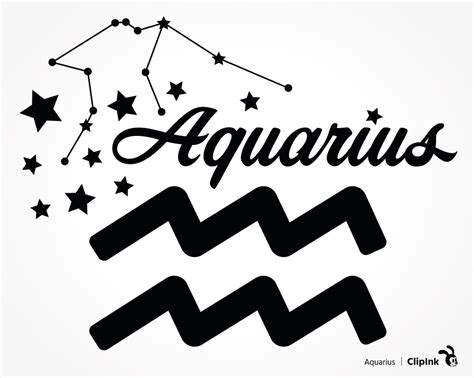 Aquarius Svg Astrology Zodiac Sign Svg Png Eps Dxf Pdf Clipink