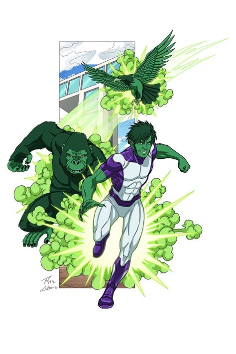 Beast Boy By Phil Cho On Deviantart Beast Boy Dc Comics Characters